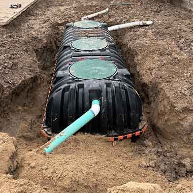 1500 Gallon Poly Septic Tank Installation